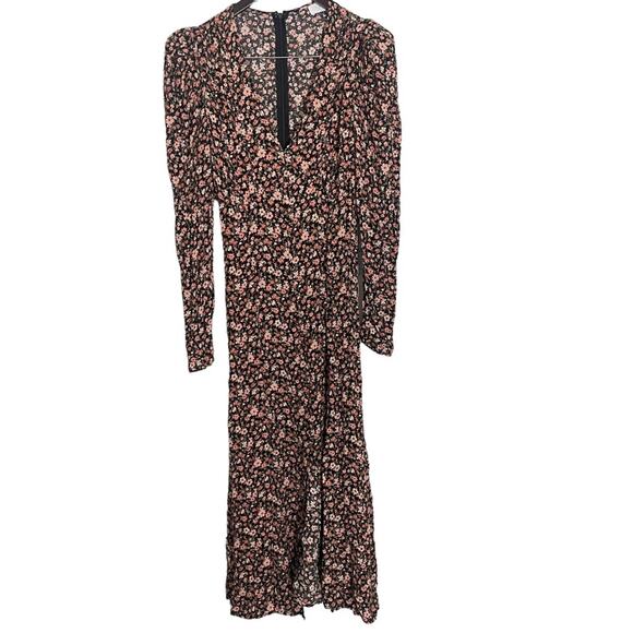 ASTR Covered Button Midi Dress Size Medium - Picture 3 of 8